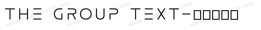 the group text字体转换